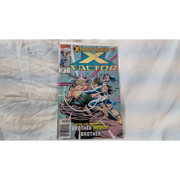 Marvel X-Factor #60 (Nov 1990) X-Tinction Agenda Part3 BrotherBattles Brother VF - Picture 1 of 2